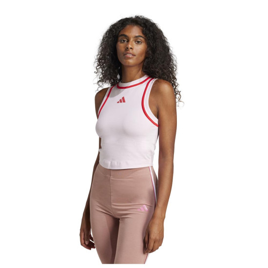 Adidas Γυναικεία αμάνικη μπλούζα Essentials Color-Pop Crop Tank Top